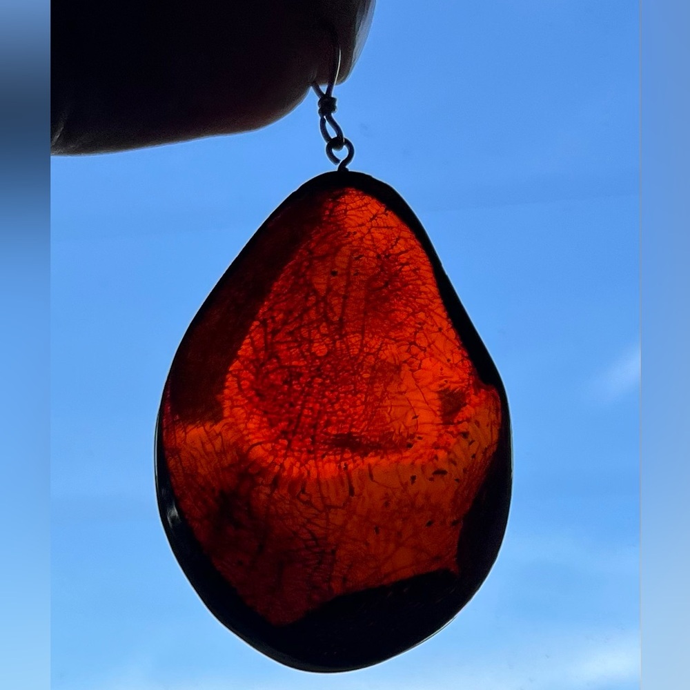 AMBER 🧡 Drop Style Pendant
